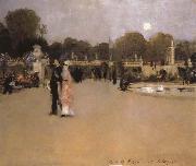 John Singer Sargent The Luxembourg Gardens at Twilight china oil painting reproduction